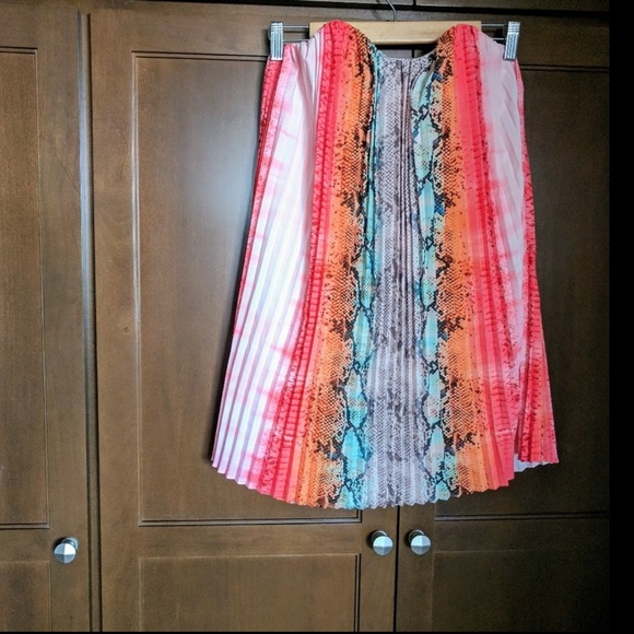 LOVERS + FRIEND'S Aztec Python STRAPLESS DRESS - Picture 3 of 8